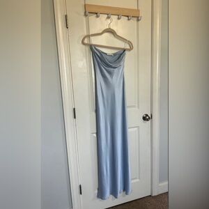Elegant Blue Maxi Dress